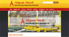 Desktop Screenshot of algonsteel.com.au